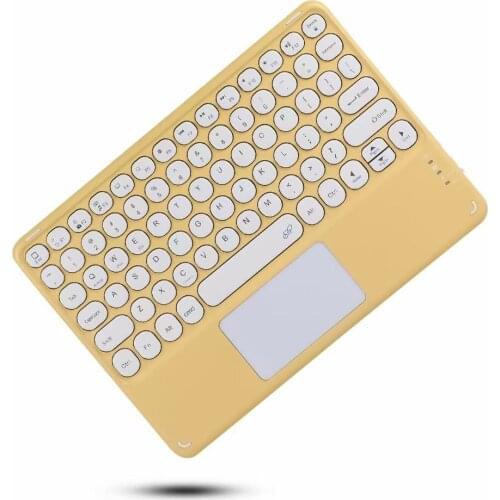 Bluetooth Wireless Keyboard With Touchpad Hebrew Spanish French Korean For iPad Pro Air for Xiaomi Huawei Android Windows Tablet