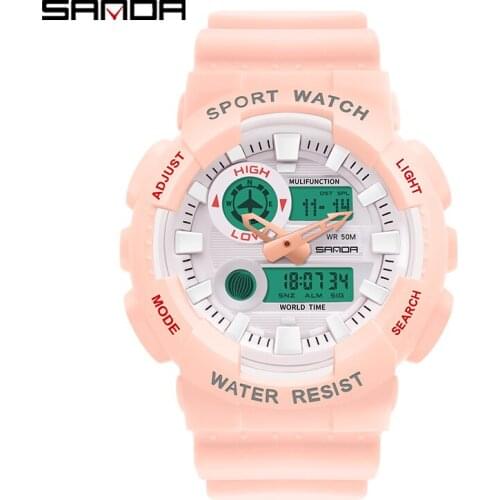 Official Brand Digital Watch For Women Luxury Fashion Dual Time Electronic Watches Ladies Sports Dress Clock Wrist Watches New