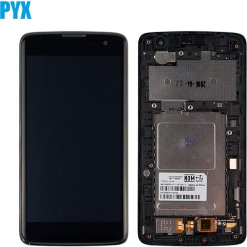 Black For LG Q7 X210 X210DS LCD Display Panel Touch Screen Digitizer Full Glass Assembly + Frame Repair Parts