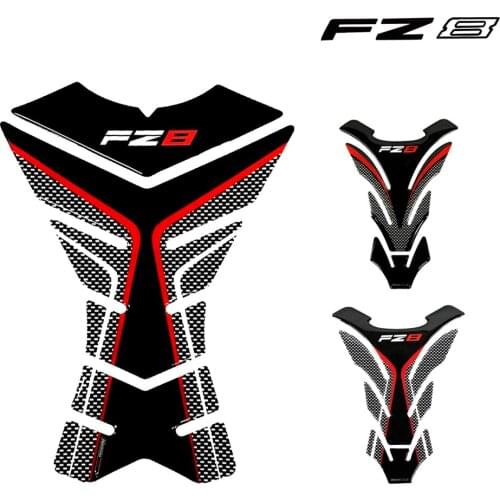 For Yamaha FZ8 Fazer FZ 83D Carbon Motorcycle Tank Pad Protector Decal Stickers