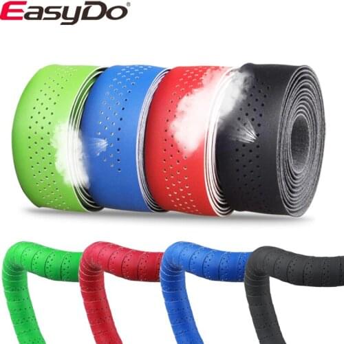 EasyDo Road Bike Handlebar Tape Anti-Slip Fine Fiber Textured Bike Bar Tape For Mtb Bicycle Accessories GH-0003