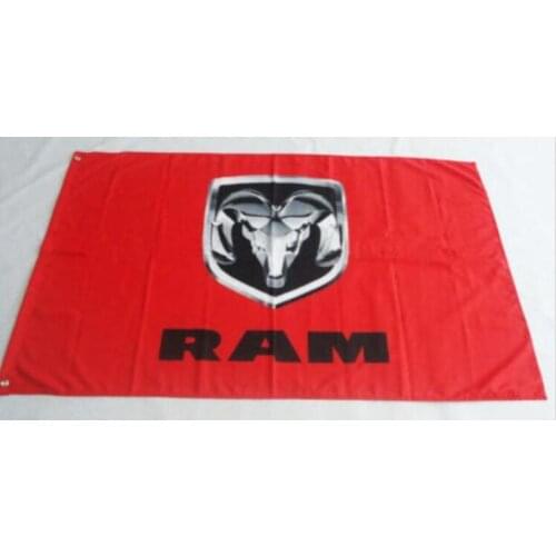 Car FlagsNEW FOR RED Dodge RAM Flag 3 'X 5' RED