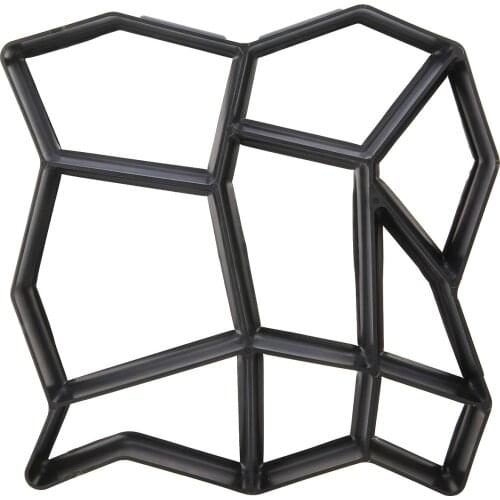 Garden Walk Pavement Concrete Mould Garden Pavement Mold DIY Manually Paving Cement Brick Stone Road Concrete Molds Pathmate