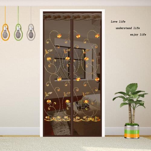 Summer Magnetic Mesh Net Anti Mosquito Insect Fly Bug Curtain Automatic Closing Door Screen Kitchen Curtain Drop Shipping F2