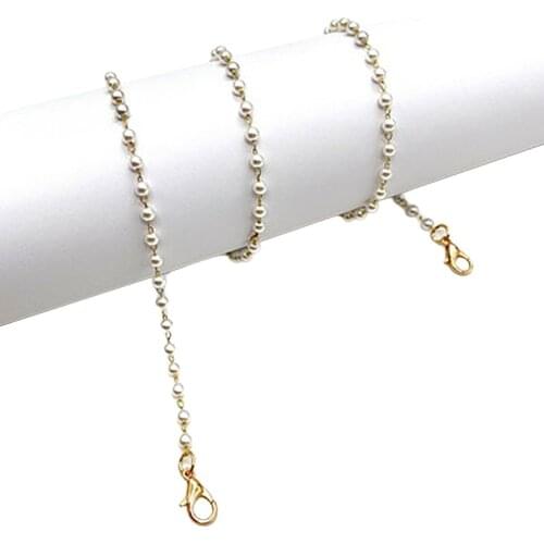 Metal Mask Chain Glasses Chain Hanging Neck Anti-drop Durable Practical Glasses Chain Mask Rope Anti-theft Hanging Chain