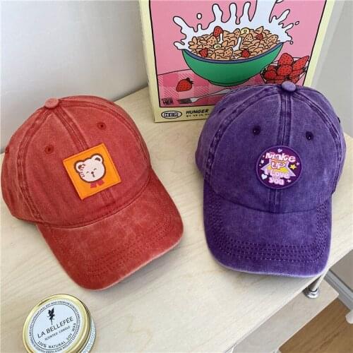 Cute Mint Green Butterfly Embroidered Hat Cap Cartoon All-match Baseball Cap Visor Adjustable