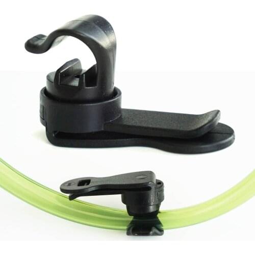 Outdoor Hiking Back Hanger Magnetic Drinking Tube Water Bladder Clips Portable Water Bladder Hose Clip Removable-Clamp