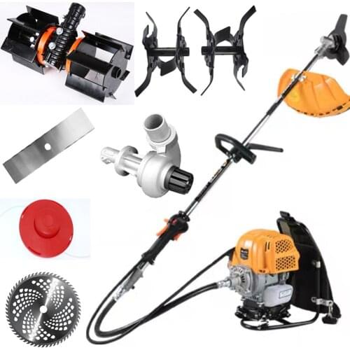 New Mower 4-stroke backpack-type small household multi-function agricultural Brushcutter,gasoline harvester,Hedge Trimmer