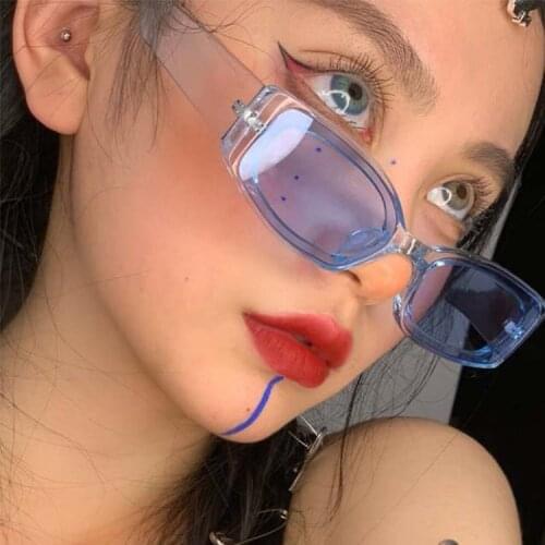 New Fashion Vintage Small Sunglasses Women Brand Designer Retro Sunglass Rectangle Sun Glasses Oculos Lunette De Soleil Femme