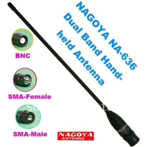 Original Antenna Nagoya NA-636 SMA MALE Dual band antenna for Yaesu VX-7R VX-6R VX-3R PX-2R TH-2R TH-UVF1 NF-6600 PX-359 PX-358