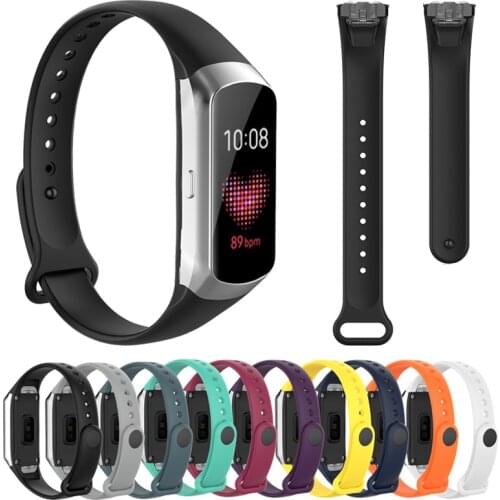 Silicone Sport Watch Band Strap Wrist Band Strap for Samsung Galaxy Fit SM-R370 SM R370 Smart Bracelet Watch Strap Correa