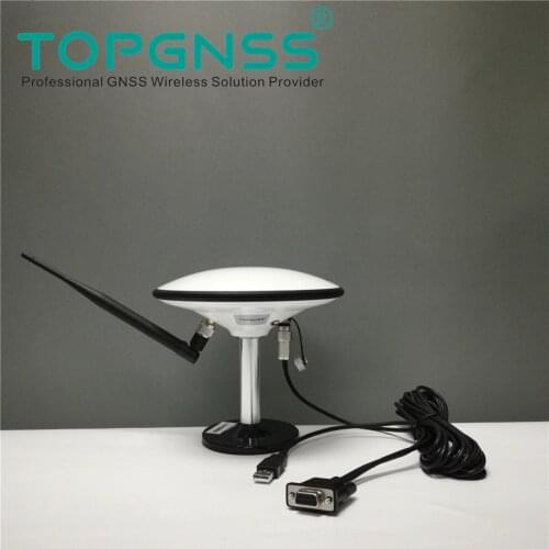 TOP168 RS232 DB9 RTK GPS GNSS receiver antenna module BEIDOU GLONASS GALILEO Built-in digital transmission module 0.5km