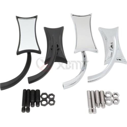 Motorcycle Universal 8MM/10MM Mirrors For Harley Sportster Dyna Softail Touring Cruiser Chopper Bobber