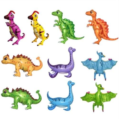 One Large 4D Walking Dinosaur Foil Balloon , Animal , Birthday Party , Jurassic World Decoration