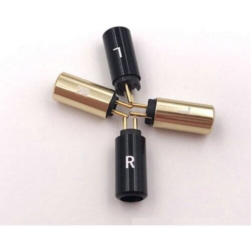 100Pairs/Lot 0.75MM Metal Shell Pin Plug Adapter Repair Replacement For UE TF10 TF15 SF3 SF5 Earphone DIY Cable Connector