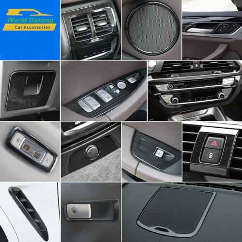Accessories for BMW G01 G02 X3 X4 2019 Car style Interior Stainless Steel Decoration Cover Trim