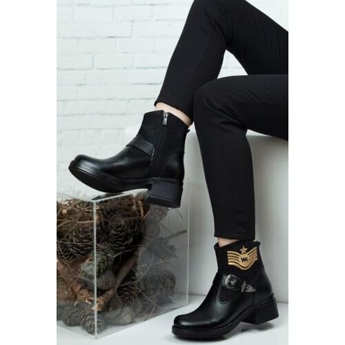 Derithy Women Black Adrain Boat vzy0506