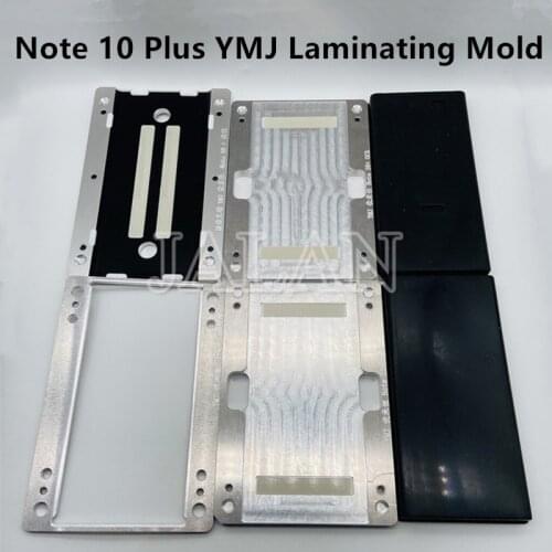 YMJ laminating mold for Samsung Galaxy Note 10+ 10 plus Unbent Flex Glass OCA Lcd display repair lamination mould N970 N975