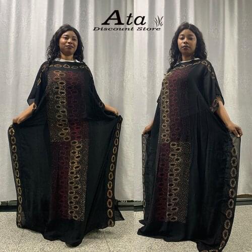 Kaftan Abaya Long Black Dresses Africa Clothing Lady Robe Muslim Islamic Pray Boubou Women Maxi Turban 100%cotton High Quality