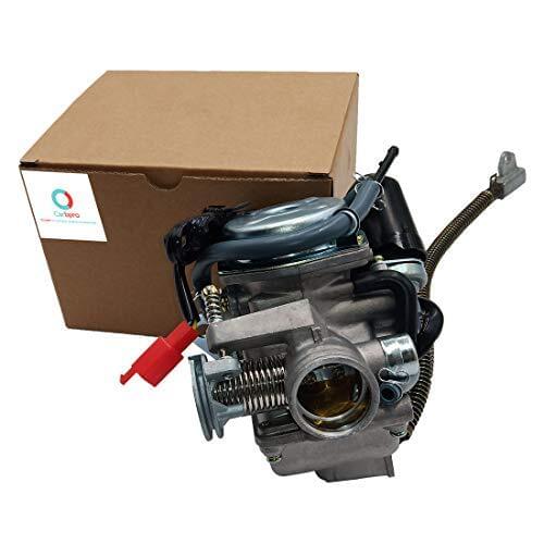 PD24J Carburetor for 4-Stroke GY6 125cc 150cc ATV Go Karts Scooter Mopeds QMJ/QMI157 QMJ/QMI152 - Manifold Intake diameter 24mm