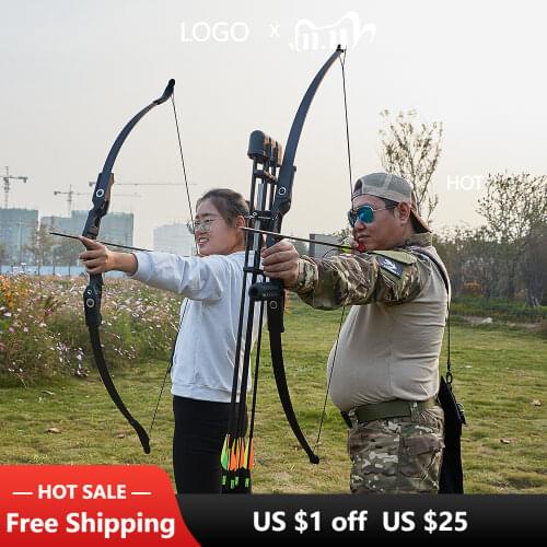 Outdoor sports gaming bow and arrow sets 40Lbs Archery Bow Recurve Bow Outdoor sports Gaming Shooting Target Practice