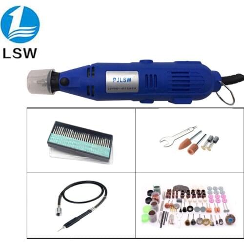 PJLSW 180w 6 speed control speed micro mini electric grinder suit small jade carving machine polishing machine grinding machin