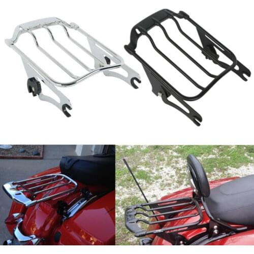 Motorcycle Air Wing Detachable Two Up Luggage Rack For Harley Touring Electra Street Glide Road King FLTR FLHR FLHX 2009-2020