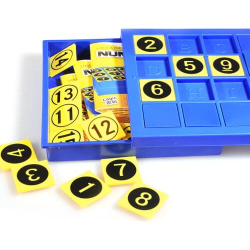 16Pcs Sudoku Board Puzzle Game Digital Chess Math Block Learning Games Kids