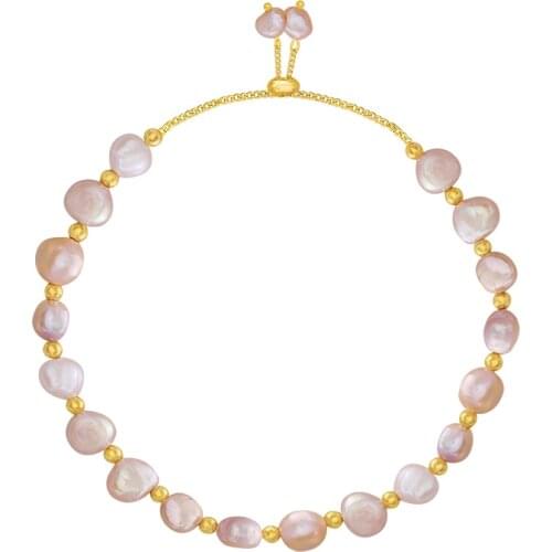 2021 New Baroque Natural Pearl Bracelet Sexy For Woman Bracelet Fashion Lady Temperament Bracelet Chaoren Jewelry South Korea