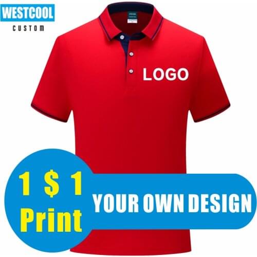 Custom Polo Shirt Logo Breathablet Polo Custom Print T-Shirts Summer Men and Women Tops Embroidery Brand Text Picture WESTCOOL