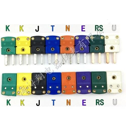 5pcs Thermocouple Connector Male plug Female socket K Type connector SMPW-Ki/K/J/T/N/E/RS/U-M/F SMPW-K-M SMPW-K-F Plug