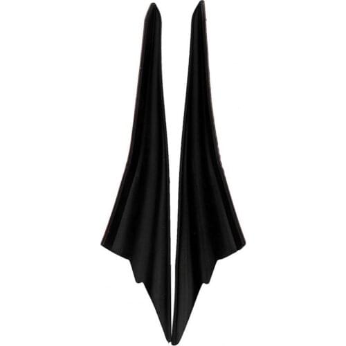 1 Pair LKT036 Spoiler Self-adhesive High Strength ABS Good Toughness Front Bumper Spoiler for Car Детали экстерьера Bumpers