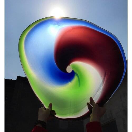 Interior Art Glass Designer Plates Hand Blown Glass Wall Art Murano Glass Wall Sconce