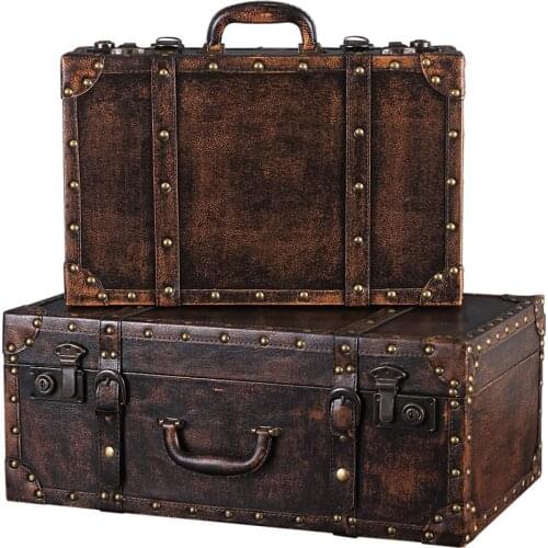 European Style Vintage Ornament Box Decoration Suitcase Suitcase Decoration Clothing Store Window Display Props Fake Book