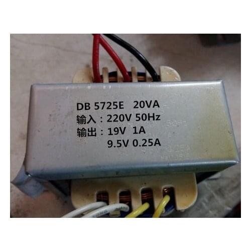 Wuxi SEG custom loadometer power transformer EI5725-15VA 220V/19V1A+9.5V0.25A