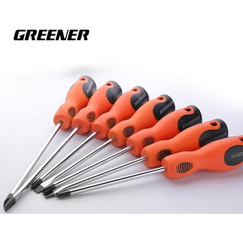 Greener Household Screwdriver Bit Magnetic Cross and straight Screwdrivers Screw For Electrician Hand MaintenanceTools