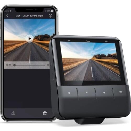 1080p Rearview Mirror Tachograph Reverse Full HD Dash Camera 5 Language Voice Car Radar Detector Speed Alert 2 orders