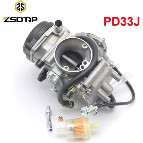ZSDTRP PD33J 33mm Carburetor 400cc for Wolverine 350 YFM350 YFM400 Baja Wilderness BIG BEAR 400 2x4 4x4 YFM400 2000-2012