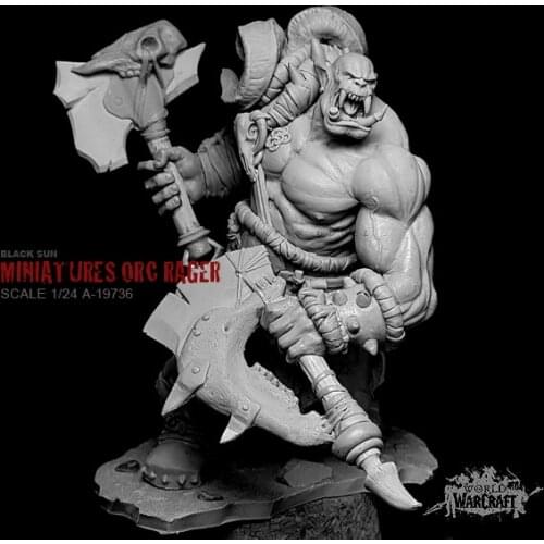 1/24 Resin Model Kits Soldier Figure (75mm) A-19736