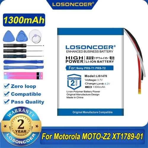 100% Original LOSONCOER 1300mAh Battery For SONY 1-853-104-11 LIS1476 LIS1476MHPPC(SY6) PRS-T1 PRS-T2 PRS-T3 PRS-T3E PRS-T3S