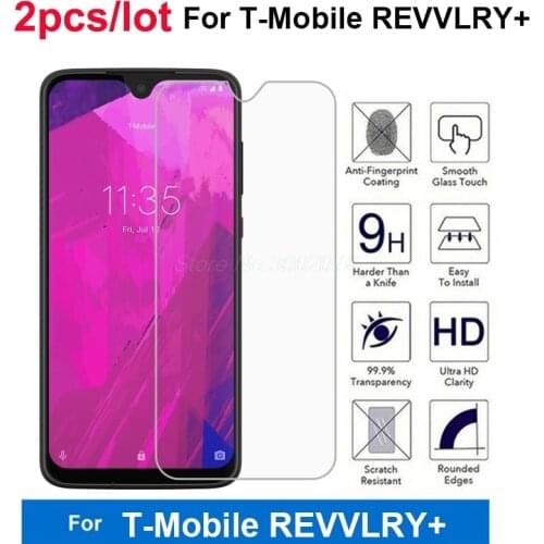2Pcs 9H 2.5D Glass Film T-Mobile REVVLRY+ Glass T-Mobile Revvl Plus Tempered Glass On T Mobile Revvlry Plus Screen Protector