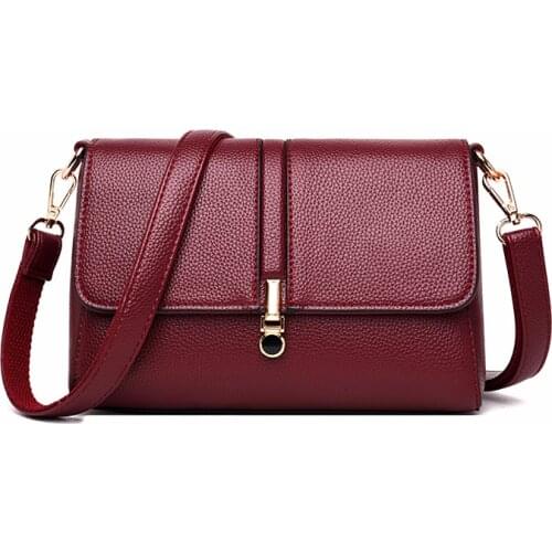 2019 Luxury Handbags Women Bags Designer Crossbody Bags For Women Leather Messenger Bag Vintage Sac A Main Leather Shoulder Bag