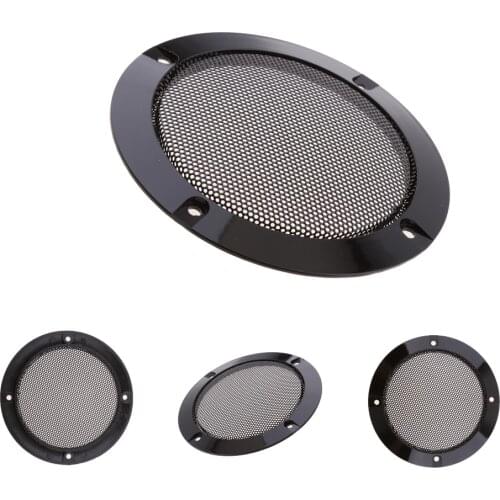 4 Pieces 4 inch Replacement Round Speaker Protection Mesh Cover Speaker Grille Home DIY