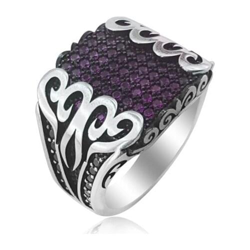 925 Silver Ethnic Rurkish Men Rings Kayi Rings for Man
