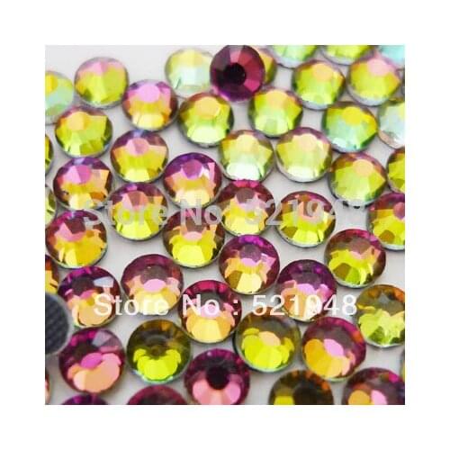 AAA Grade SS10(2.7~2.9mm) Vitrail Medium DMC Hotfix Rhinestones 288 pcs iron on rhinestones Hot Sale