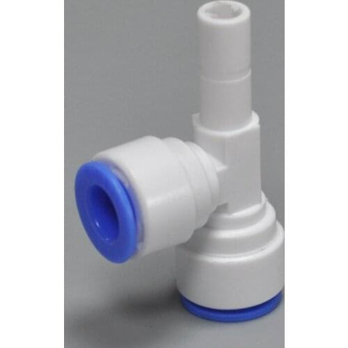 10 Pcs Water Purifier Accessories 3/8 Tee Side 3/8 Plug T-type Connector Factory Direct quick Plug Fittings