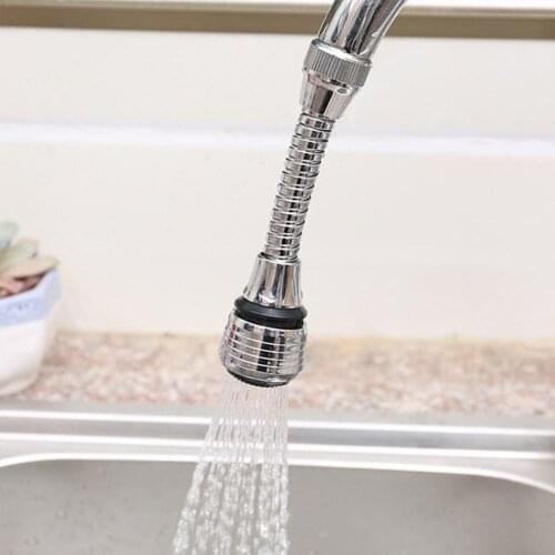 ABS Plastic Faucet Splash Nozzle Rotatable Water-saving Shower Bath Valve Filter Devices Two Water-outlet Modes