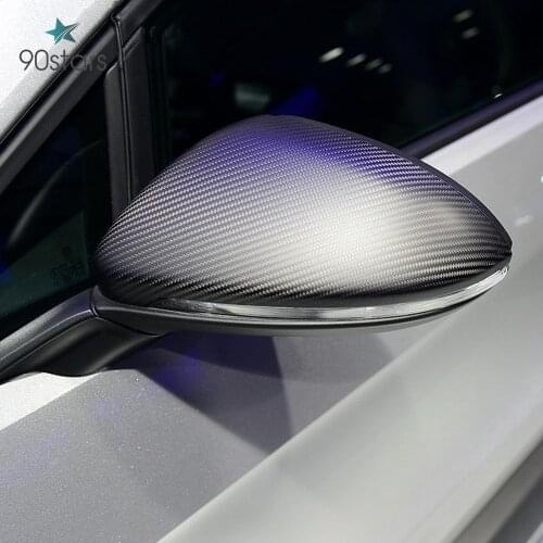 For Volkswagen VW Golf 7 VII MK7 GTI R Carbon Fiber Car Side RearView Mirror Covers Trim 1:1 Replacement Type