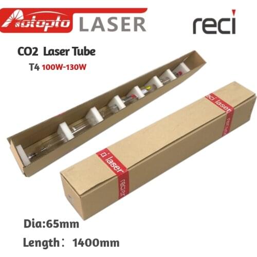 Co2 Reci T4 Laser Tube Co2 Glass Laser Tube 1400MM 100W Glass Laser Lamp for CO2 Laser Engraving Cutting Machine