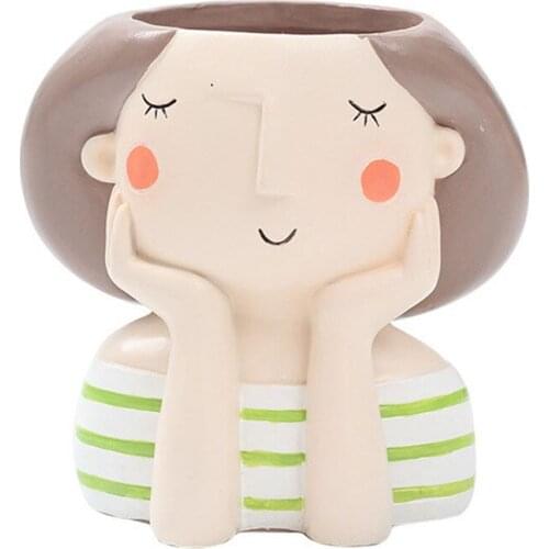 Wholesale Flowerpot Home Garden Mini Bonsai Cactus Planter Pots Succulent Plant Flower Pot Wedding Birthday Gift @LS